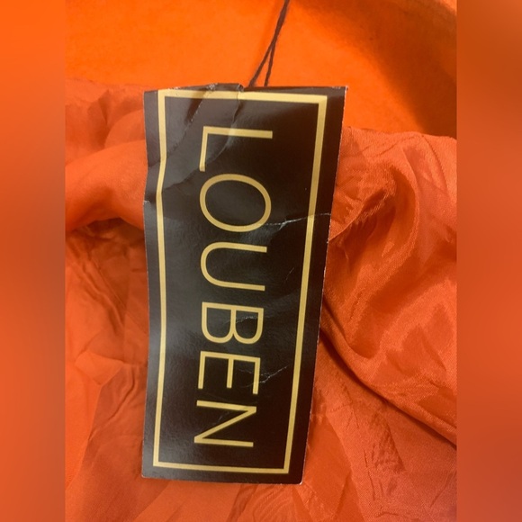 Louben Brand Cashmere Blend Women's Orange Blazer  Plus Size 16 NWT - Picture 10 of 12